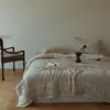 Fragrância Sutil e Sombras Esparsas|Jacquard de Algodão e Linho Classe A Li Guanqi Quilt de Verão de Soja, Lavável, Estilo Casa de Campo Colcha de Ar Condicionado Estampada+