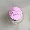 Disco Marcador de Viento Ins Transfronterizo Acrílico Decoración de Pastel Flores Feliz Cumpleaños Aniversario Día de la Madre Marcado