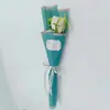 Flor de Jabón Terminada Ramo Pequeño Regalo de Acompañamiento para Empresa Rosa Ramo Falso Flor de Simulación Flor de Jabón Regalo para Niños