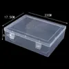 Caixa de Armazenamento de Miçangas Perler Transparente com 30 Compartimentos Conjunto de Caixas Grande Capacidade Caixa Organizadora Dividida Plástico Multifuncional Caixa de Armazenamento à Prova de Poeira