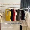 Camisole Feiziji 3272 Canelada de Cashmere com Costas Nadador para Mulheres, Caimento Ajustado, Adequada para Usar em Camadas ou Sozinha, Top Base Emagrecedor para Mulheres