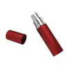 Botella Rellenable para Muestra de Perfume de 6 ml con Revestimiento de Vidrio, Botella Pulverizadora Portátil de Aluminio Tipo Prensa, Cabezal Pulverizador de Fragancia