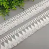 Fleco Bordado de Seda de Leche de Alta Calidad, Accesorios para Dobladillo de Falda, Fleco de Encaje, Borla, Accesorios Textiles para el Hogar, Adorno de Encaje