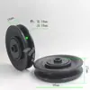 Polea fija de tubo redondo DIY polea giratoria de elevación equipo de fitness casero soporte para barra de dominadas y remo bajo