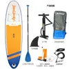 Prancha de Stand-Up Paddle para Esqui Aquático Inflável Sup Paddle Prancha de Surf Material Espessado Profissional Iniciante Incluindo Bomba de Ar de Alta Pressão