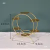 Suporte de Bolo de Ferro Forjado Europeu Adereços de Casamento Bandeja de Bolo Prato de Bolo de Pé Alto Ornamento de Mesa de Sobremesa Suporte de Bolo de Ferro Forjado