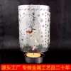 Feiteng fábrica fornecimento direto castiçal nórdico oco rotativo lâmpada de vento calor energia princípio metal artesanato produção atacado