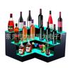Hotel Shopping Bar Display de Vinho Colorido LED Acrílico Suporte de Exibição Garrafa de Vinho Comida Suporte de Exibição
