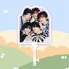 Grupo de Texto Choi Beokgyu Choi Yeonjun Letrero de Recogida Grande en Forma de Abanico Merchandising para Conciertos Mismo Estilo de Tiktok