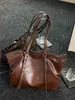 Bolso Tote Nuevo para Mujer 2026, Gran Capacidad, Bolso de Hombro de Cuero Suave Versátil Vintage, Bolso Casual Simple para el Trabajo