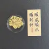 Pegatinas para Teléfono de Oro Puro 999 con los Doce Animales del Zodiaco: Caballo, Mono, Oveja, Rata, Dragón, Regalos Promocionales de Transmisión en Vivo, Diseños Personalizados