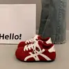 Diseño estilo coreano, zapatos únicos con estampado de leopardo de entrenamiento alemán para mujer, nuevo otoño 2026, mocasines casuales versátiles supergeniales, modernos