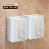 Estante de papel higiénico sin perforaciones, caja de papel higiénico creativa para montar en la pared, caja de papel higiénico para cocina, estante de almacenamiento invertido