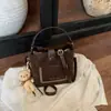 Bolso Bandolera Relajado Estilo Coreano Retro de Nicho 2026 Otoño Nuevo Bolso Cubo de Alto Valor a la Moda