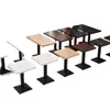 Mesas comerciales, mesas de comedor rectangulares, mesas para hot pot, mesas para cafeterías de té de leche y café, mesas de restaurante, mesas para snacks, mesas de comida rápida y juegos de mesa y sillas