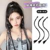 Trenzas de Pelo Falso Niños Boxeo Trenzas de Espiga Cola de Caballo y2k Chica Hot Simulación Trenzas de Pelo Trenzas Sucias Clip Trenzas Falsas
