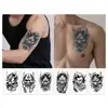 Adesivos de Tatuagem Temporária Audaciosos da Série Prajna Transfronteiriça 2025 para Homens e Mulheres, Tatuagem de Meio Braço e Peito, Adesivos à Prova d'Água, Suor e de Longa Duração