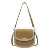 Bolso de hombro texturizado para mujer, bolso bandolera de diseño de nicho, bolso de sillín combinable, novedad de 2022