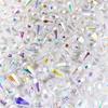ABS32 Faceta Gotas de Agua Cuentas de Cristal de Imitación Acrílico Accesorios DIY Agujero Perla Colorida Colgante Decorativo