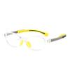 Gafas de Silicona Suave para Niños Spot, Montura de Gafas Planas Ultraligera y Cómoda Tr90 de Dos Colores, Monturas Lindas que se Pueden Equipar con Miopía