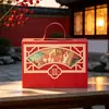 Caixa de presente criativa, caixa de doces de casamento, caixa de doces de noivado, caixa de doces de alta qualidade, lembrancinha de casamento, caixa de doces de casamento estilo chinês atacado