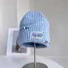 Gorro Cálido Fresco de Punto con Adorno de Piedras de Colores Estilo Coreano para Mujer Invierno Lindo Dulce Parche de Lana Gorro de Tejer de Moda