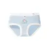 Ropa interior de algodón puro suave y linda con estampado de dibujos animados para niñas, agradable para la piel y transpirable, con entrepierna antibacteriana 10A, ropa interior de algodón de colores dulces para mujeres.