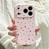 Adecuado para funda de iPhone 17 de Apple, Diseño de dibujos animados de alta gama, Moderno para iPhone 15, Elegante estilo coreano con estrellas en pantalla completa