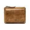 Nuevo Monedero Retro Creativo Mini Bolsa de Almacenamiento Japonesa Hecha a Mano Piel Genuina Portatarjetas Multifuncional Portatarjetas Estilo Corto