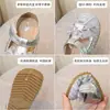 Zapatos de Princesa Plateados para Niñas Caricatura Lazo Suela Suave Zapatos de Rendimiento Verano Delgados Zapatos de Cuero para Niños Planos para Niña Pequeña