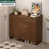 Gabinete para zapatos doméstico puerta grande capacidad simple gabinete de entrada ahorro de espacio económico almacenamiento gabinete de almacenamiento de puerta zapatero