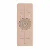 Venta al por mayor del fabricante Esterilla de Yoga de Caucho PU Caucho Natural Antideslizante Línea de Postura Esterilla de Fitness Esterilla de Lujo Esterilla de Yoga Engrosada