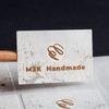 Etiqueta Autoadhesiva Rugosa Personalizada Logo de Panadería Floristería Pegatina Publicitaria Personalizada Código QR Sello de Marca Pegatina Selladora