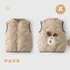 Colete de Bebê Outono e Inverno Colete Térmico de Bebê Acolchoado Colete Externo Infantil Colete para Meninos e Meninas Novo Colete Primavera & Outono