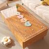 Mesa de Centro de PVC de Dibujos Animados Mantel de Mesa Impermeable y a Prueba de Aceite Desechable Transparente Vidrio Suave Mantel de Mesa de Comedor Lujo Ligero Alfombrilla de Escritorio de Alto Nivel