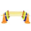 Cono de entrenamiento de barril con logo de 50 cm con agujero, tapón de barril con logo, poste de barrera, señal de tráfico de barril de plástico, obstáculo