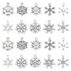 Accesorios de Joyería de Aleación DIY 10 Tipos de Colgantes de Copo de Nieve Vintage Venta Caliente Transfronteriza Collares Pulseras Decoración de Llaves Colgantes