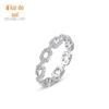 Design original europeu e americano estilo frio corrente de prata de lei s925 anel totalmente cravejado de diamantes feminino nicho de luxo leve anel de ponta