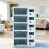 REPTI HOME Gabinete de Cría de PVC para Reptiles Caja Termostática para Geckos Gabinete para Serpientes Caja de Cajones A4A6 Control de Temperatura