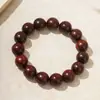 Pulseira de Jacarandá Indiano de Folha Pequena, Material Antigo, Madeira de Alta Densidade 2.0, 108 Contas, Contas de Oração Budistas Unissex, Atacado do Fabricante