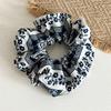 Cross-border Cool Spring and Summer Chiffon Hair Ring Tri-color Striped Hair Ring High Elastic Hair Rope Cabelo Feminino Acessórios para Cabelo