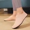 Zapatos Multifuncionales para Yoga, Calcetines de Playa, Sandalias Portátiles de Verano, Zapatos para el Agua, Zapatos de Gimnasio para Interiores para Hombres y Mujeres, Pantuflas de Piso