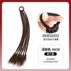 Peluca de Trenza de Boxeadora para Mujer, Cabello Trenzado de Seis Hilos, Imitación de Cabello Humano Real, Trenzas Largas, Estilo Dulce y Fresco de Chica, Peluca de Rastas