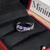 Colección de Anillos de Latón Plateado con Circonita de Moda Más Vendidos, Anillos de Plata de Lujo Ligero Transfronterizos, Versátiles para el Uso Diario
