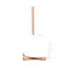 Suporte de Papel Toalha de Cozinha Phyllostachys pubescens Suporte Longo de Rolo de Papel de Bambu Sólido Suporte de Rolo de Papel Doméstico Estilo Europeu Suporte de Rolo de Papel Toalha