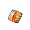 Caja de Empaque para Pasteles de Yema de Huevo, Pastel Individual de Copo de Nieve, Pegatina del Festival del Medio Otoño 2026, Bolsa de Regalo Nueva Empacada en Blíster, Transparente