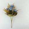 Paquete de 7 peonías para arreglos florales de boda, para fotografía de hotel o casa, paquete de simulación de decoración, venta al por mayor.