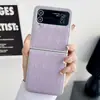 Nova Capa de Celular com Pintura Diamante Pérola 2024 para Samsung Z FLIP5 dobrável FLIP4 moderno FLIP3