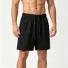 Comercio Exterior Transfronterizo Verano 2026 Nuevo Talla Grande Imitación Algodón Lino Color Sólido para Hombre Holgados Rectos Shorts de Cinco Puntos