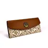 Carteira Nova Feminina Carteira Clássica Tripla Bolsa Feminina da Moda Longa
